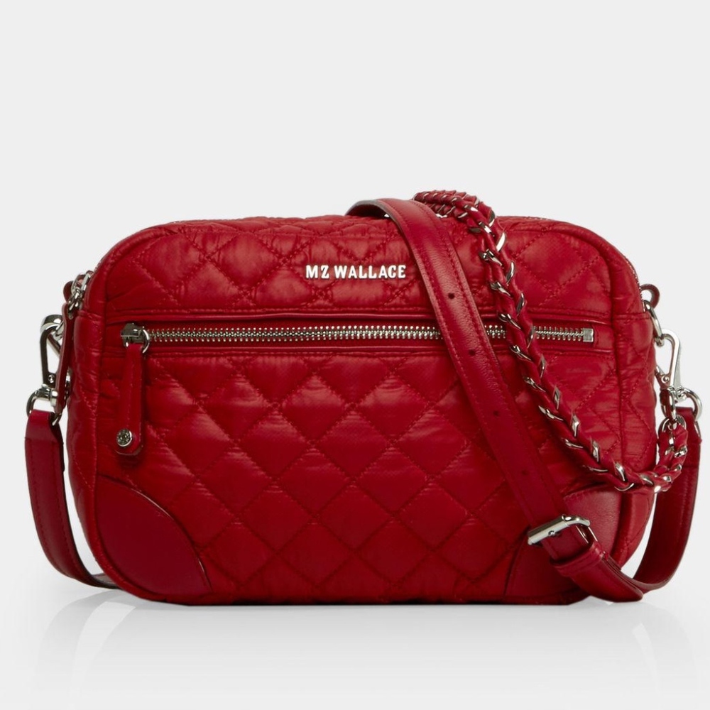 MZ Wallace Red Carmine small crosby